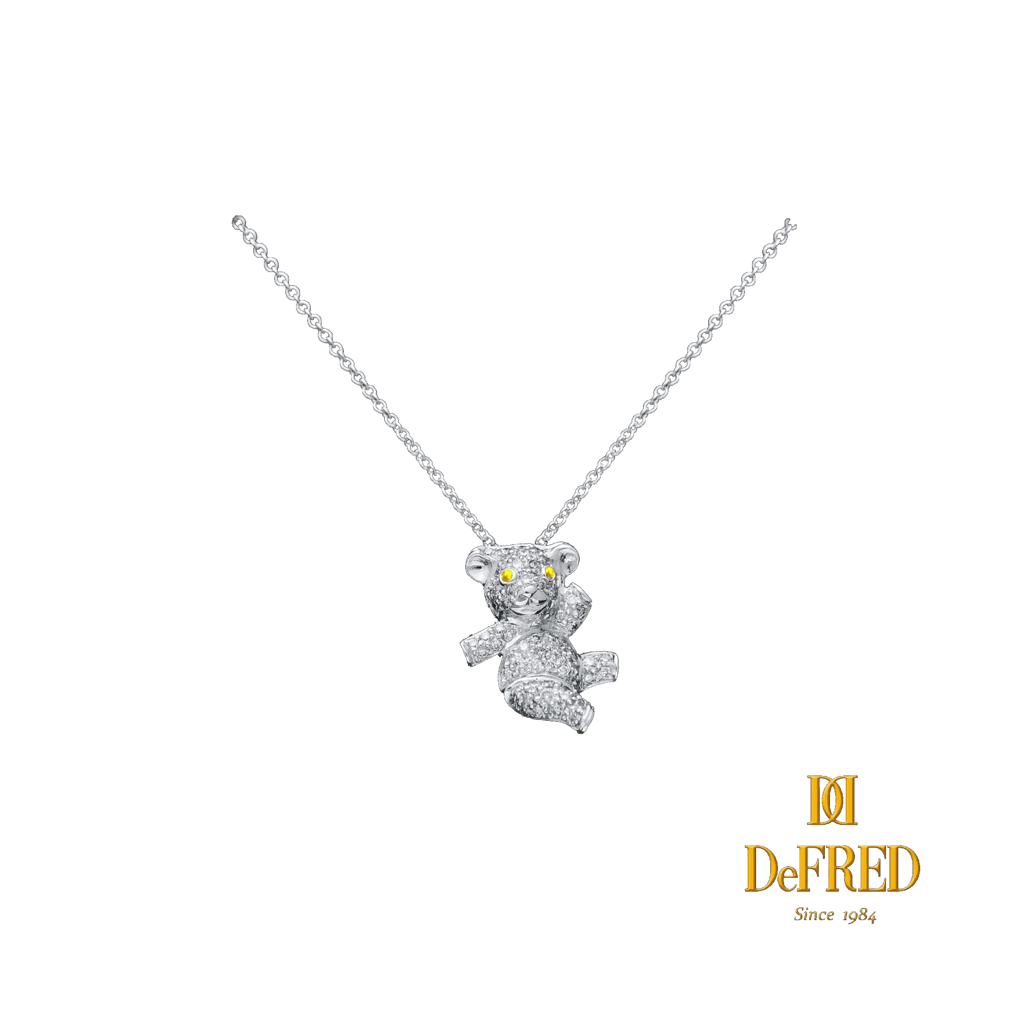 Hollow teddy bear pendant necklace, silver or gold stainless steel, woman  jewelry, girl jewelry, child jewelry